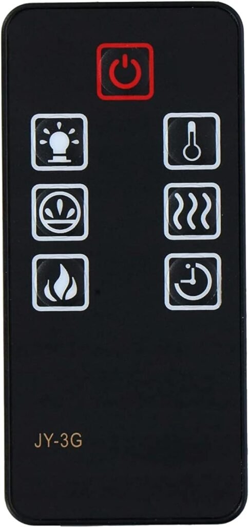 GENGQIANSI Replacement for Muskoka Electric Fireplace Heater Remote Control JY-3G 20-06-650 259-35-86 310-48-90 259-879-86 310-42-45
