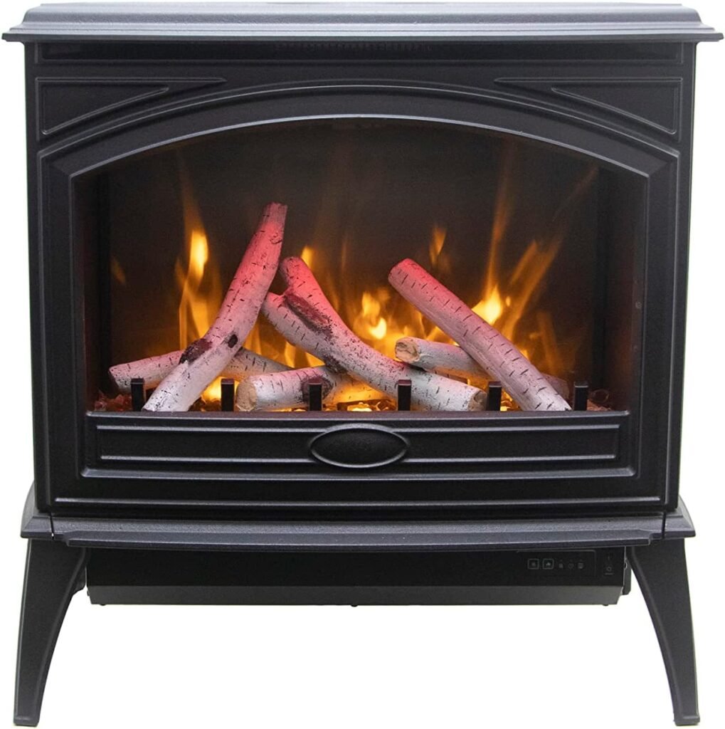E-50 Cast Iron Freestand Indoor Electric Fireplace