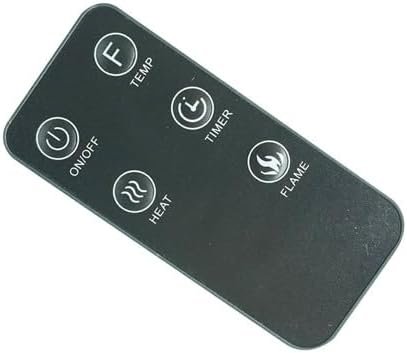Remote Control for Greystone Electric RV Fireplace F2625 F2653BCFW 324-000142 F2622BCFW F2655BCFW F2655T F3025 F31-18A F32-18A LED 3D Electric Infrared Fireplace Space Stove Heater