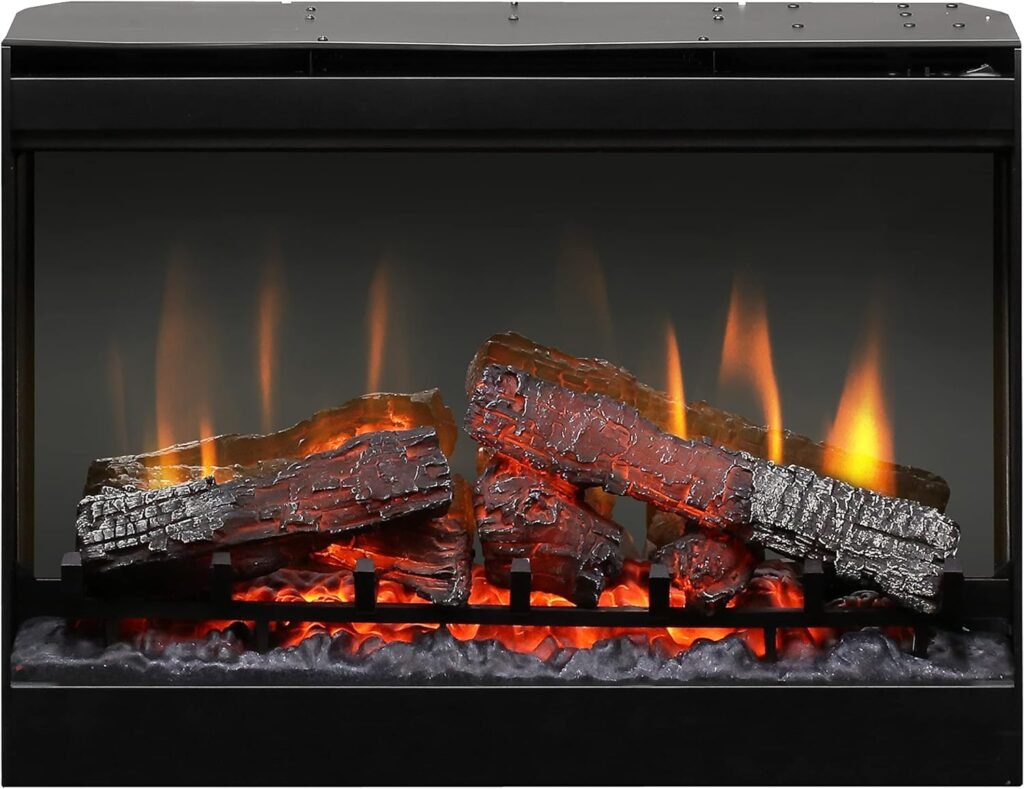 DIMPLEX DF3033ST 33 Electric Fireplace Insert, Model, 120V, 780W, 8.3 Amps, Black